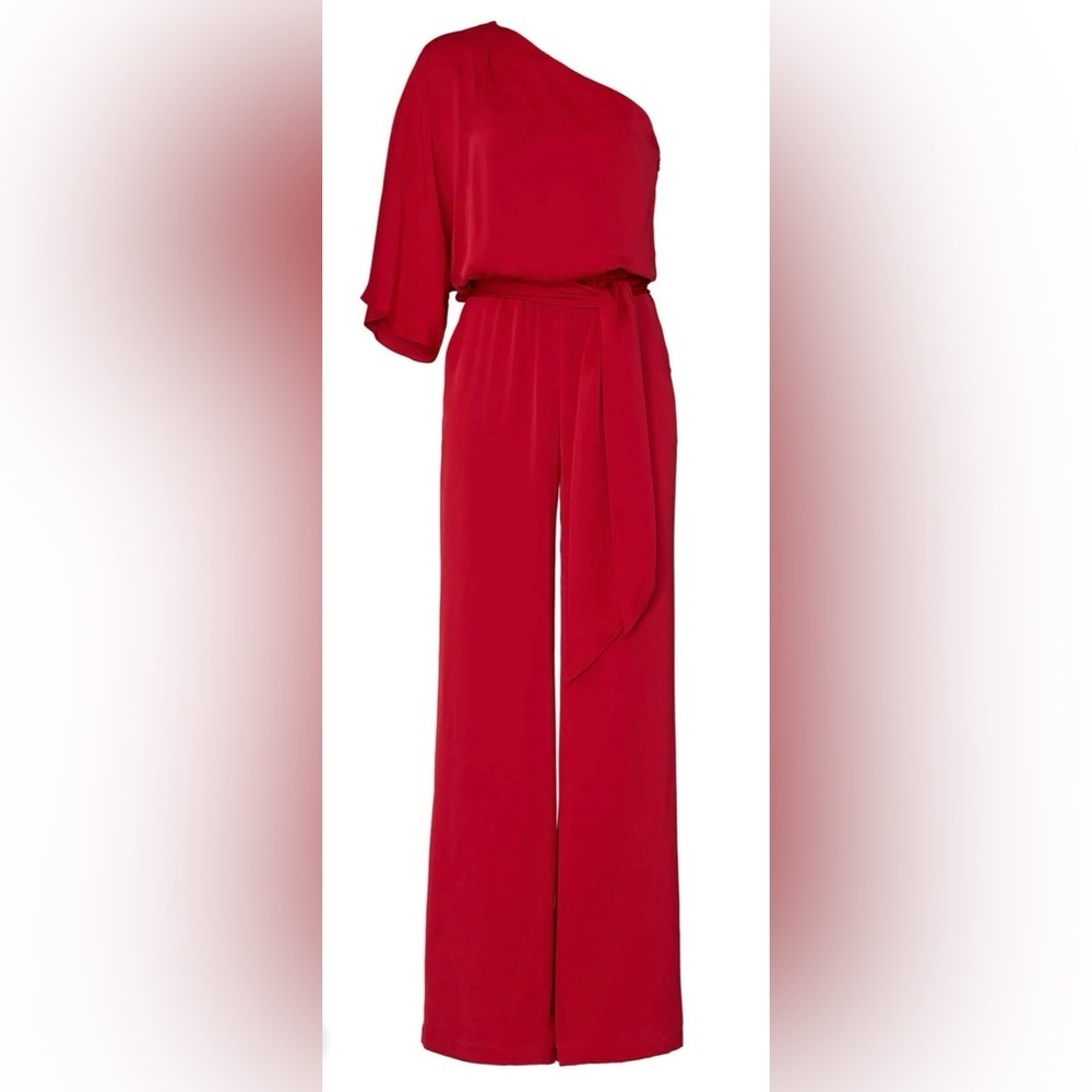 Ramy Brook- Tessa One Shoulder Jumpsuit. Size M - Picture 3 of 12